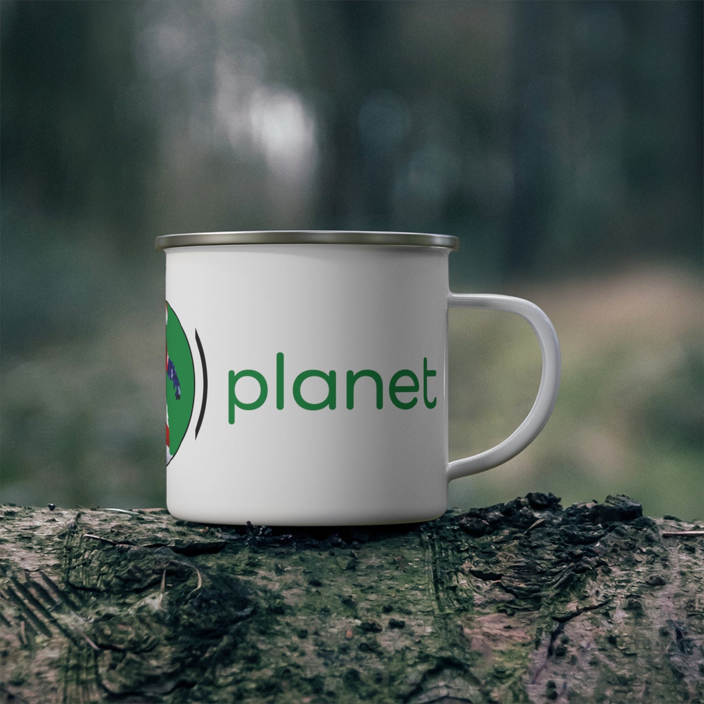 Enamel Camping Mug (Bigfoot Planet USA)